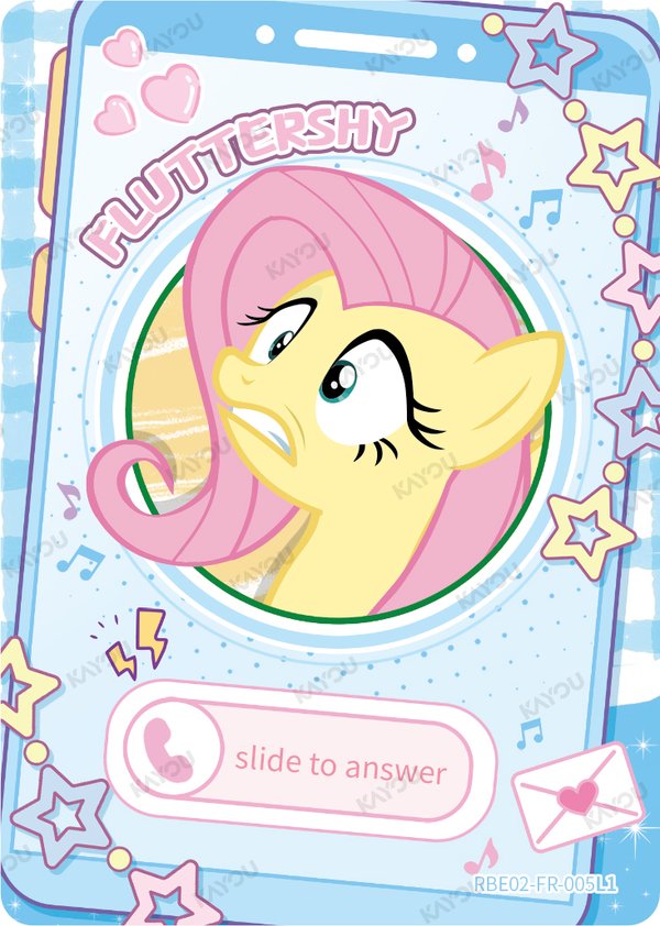 Fluttershy BRE02-FR-005L1 card from Rainbow Edition Series 2