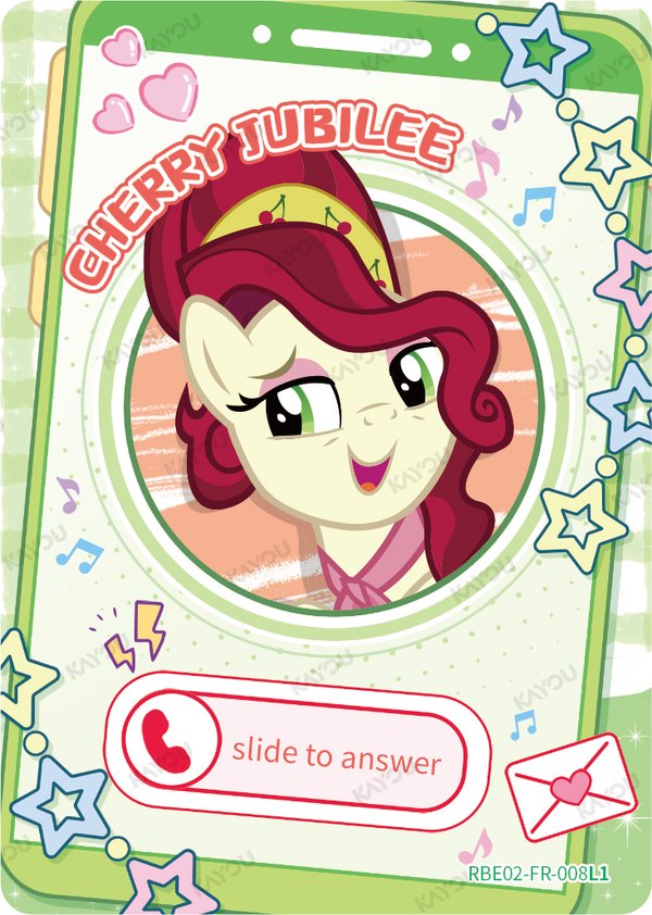 Cherry Jubilee BRE02-FR-008L1 card from Rainbow Edition Series 2