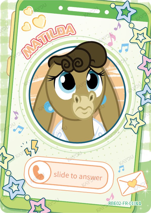 Matilda BRE02-FR-010L1 card from Rainbow Edition Series 2