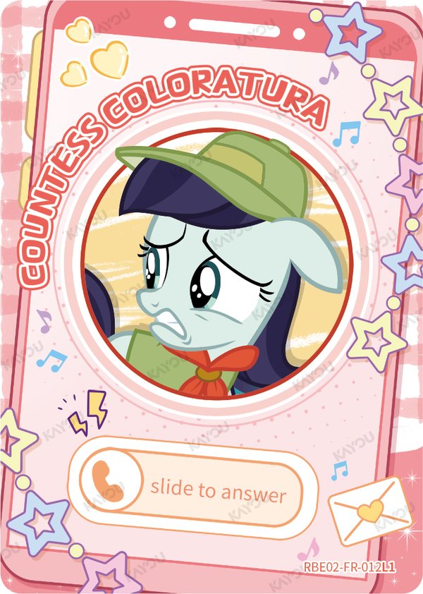 Countess Coloratura BRE02-FR-012L1 card from Rainbow Edition Series 2