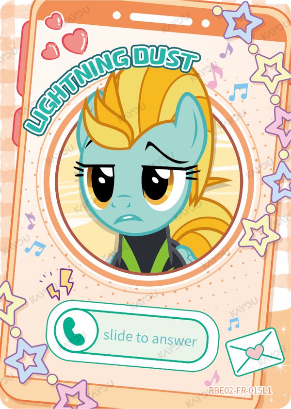 Lightning Dust BRE02-FR-015L1 card from Rainbow Edition Series 2