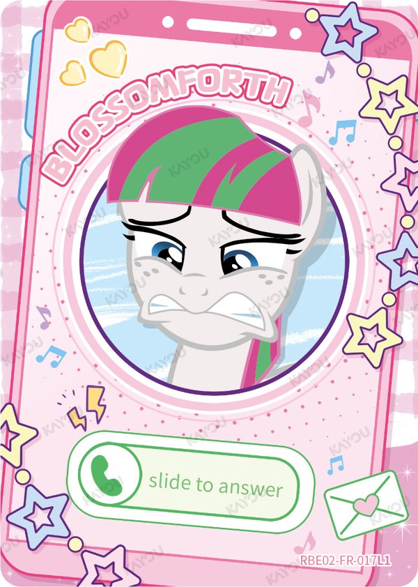 Blossomforth BRE02-FR-017L1 card from Rainbow Edition Series 2