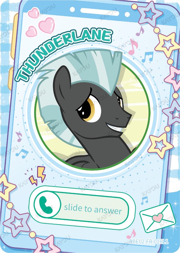 Thunderlane BRE02-FR-018L1 card from Rainbow Edition Series 2