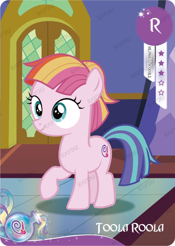 Toola Roola MLPME02-R-009L1 card from Rainbow Edition Series 2