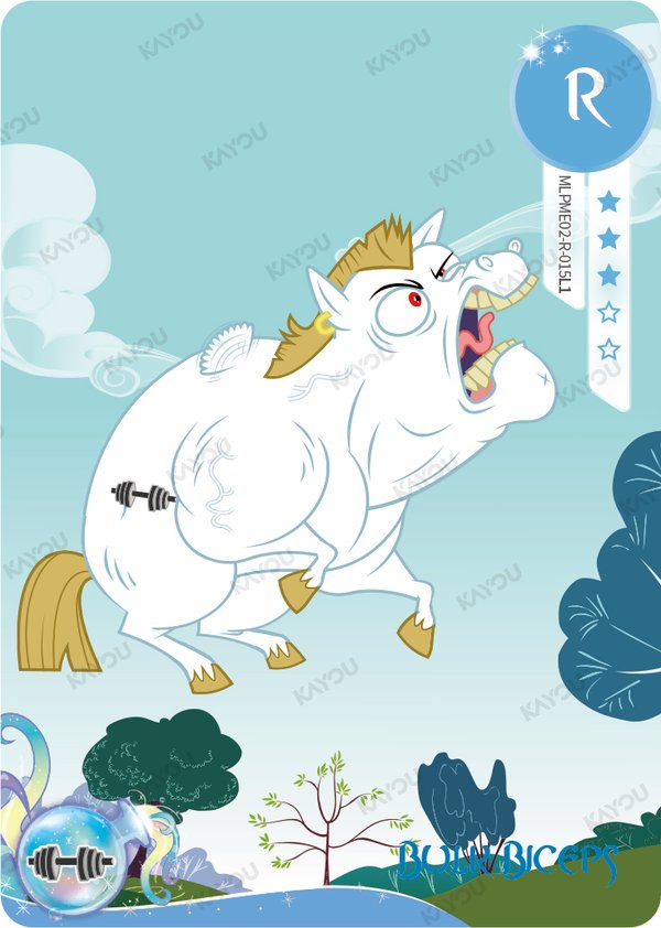 Bulk Biceps MLPME02-R-015L1 card from Rainbow Edition Series 2