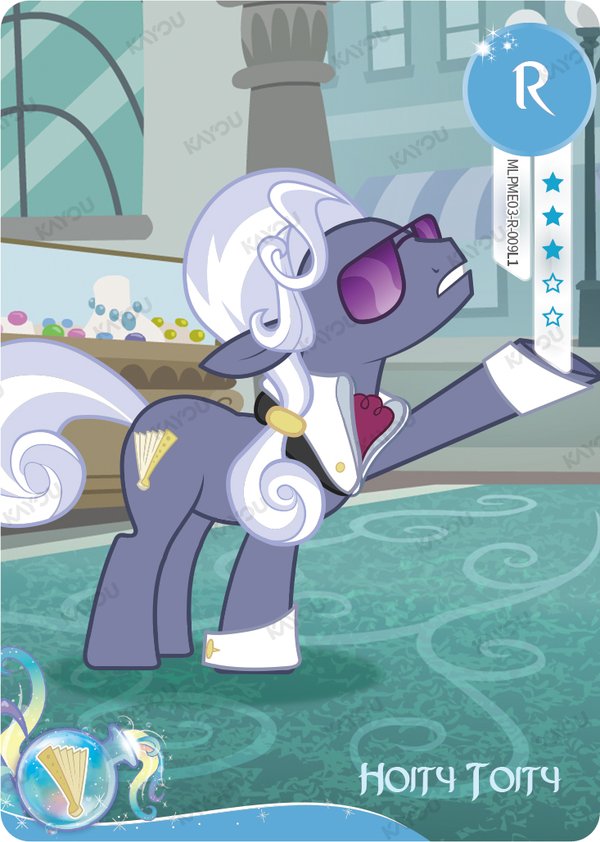 Hoity Toity MLPME02-R-024L1 card from Rainbow Edition Series 2