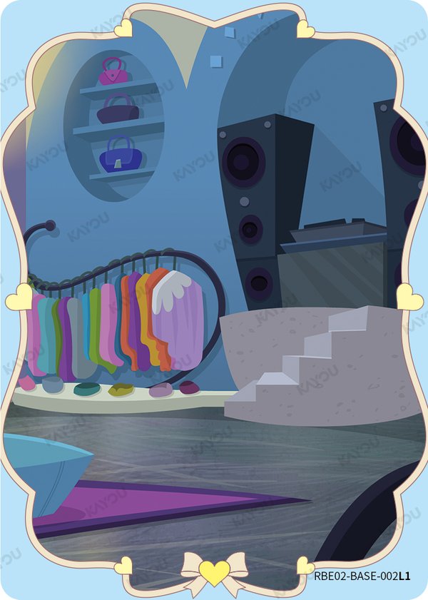 Carousel Boutique RBE02-BASE-002L1 card from Rainbow Edition Series 2