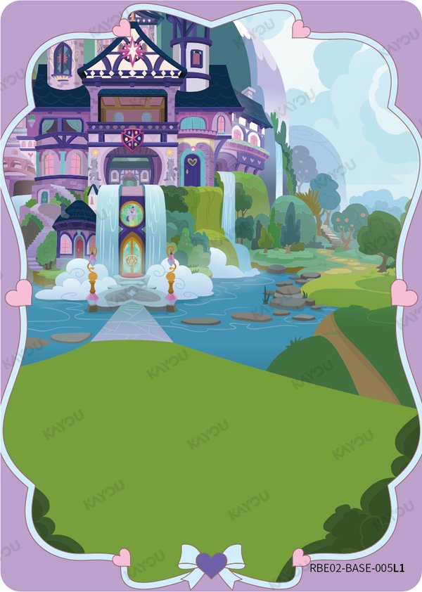 School of Friendship RBE02-BASE-005L1 card from Rainbow Edition Series 2
