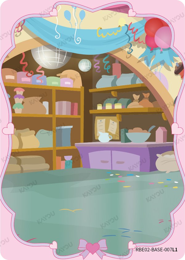 Pinkie Pie's Classroom RBE02-BASE-007L1 card from Rainbow Edition Series 2
