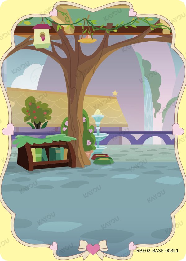 Fluttershy's Classroom RBE02-BASE-008L1 card from Rainbow Edition Series 2