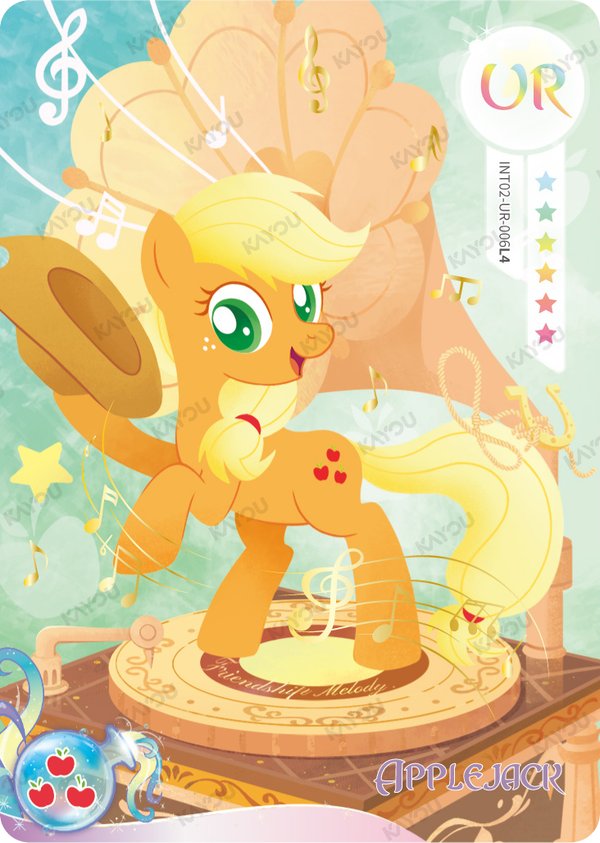Applejack INT02-UR-006L4 card from Fun Moments Edition Series 1