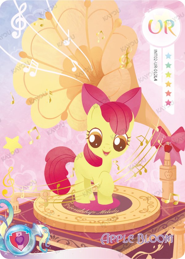 Apple Bloom INT02-UR-012L4 card from Fun Moments Edition Series 1