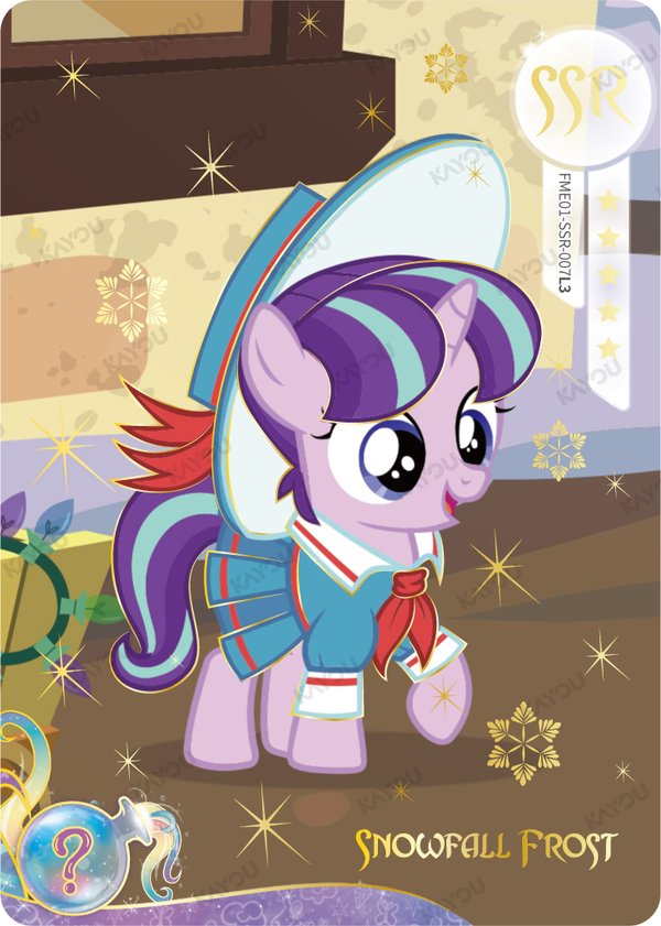 Snowfall Frost FME01-SSR-007L3 card from Fun Moments Edition Series 1