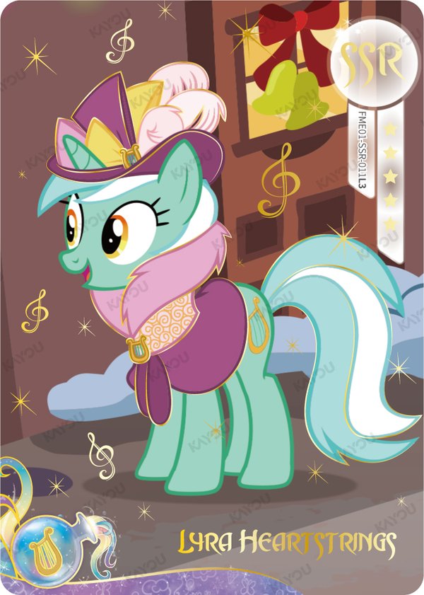 Lyra Heartstrings FME01-SSR-011L3 card from Fun Moments Edition Series 1