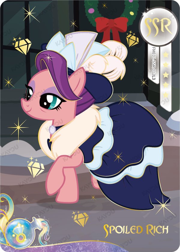 Spoiled Rich FME01-SSR-012L3 card from Fun Moments Edition Series 1