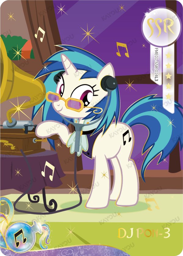 DJ Pon-3 FME01-SSR-014L3 card from Fun Moments Edition Series 1