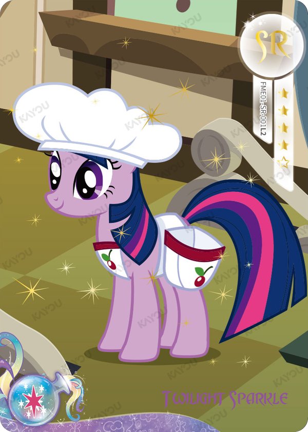 Twilight Sparkle FME01-SR-001L2 card from Fun Moments Edition Series 1