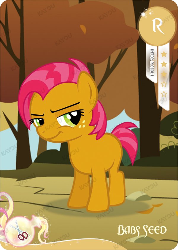 Fluttershy INT02-R-010L1 card from Fun Moments Edition Series 1