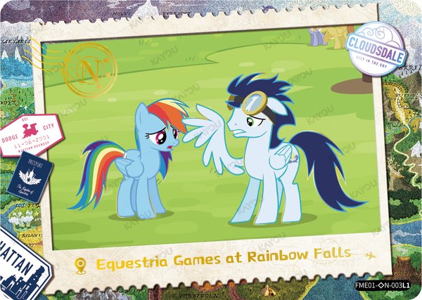 Equestria Games at Rainbow Falls FME01-◇N-003L1 card from Fun Moments Edition Series 1