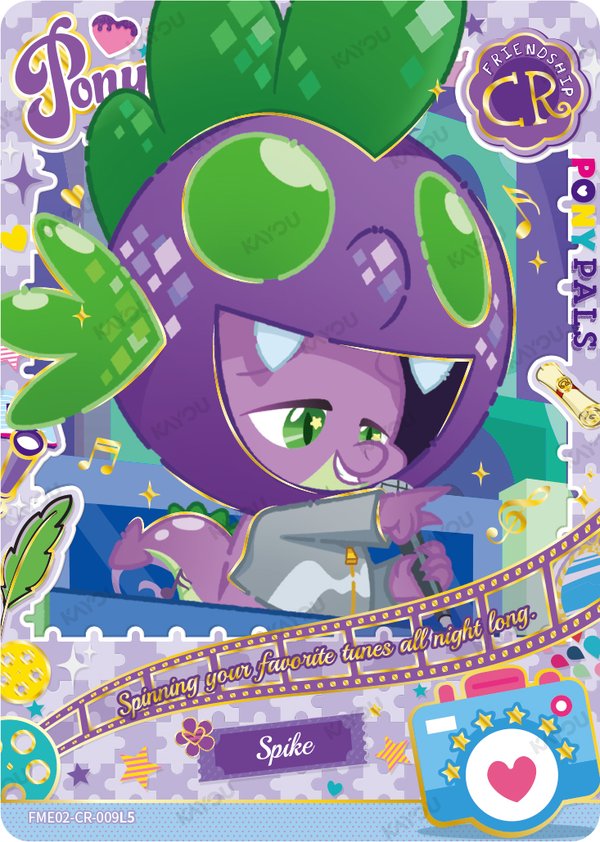 Spike FME02-CR-009L5 card from Fun Moments Edition Series 2