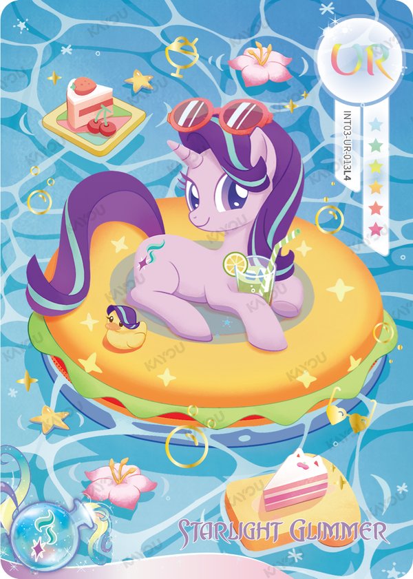 Starlight Glimmer INT03-UR-013L4 card from Fun Moments Edition Series 2