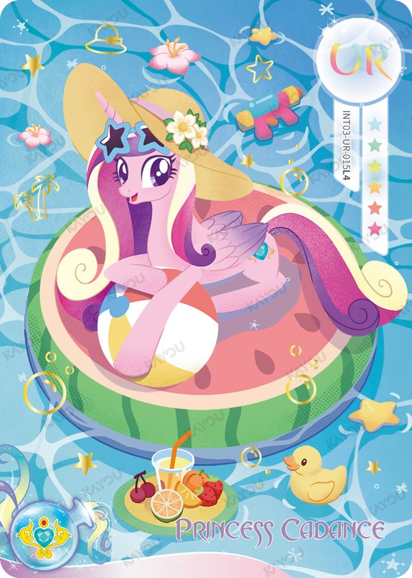 Princess Cadance INT03-UR-015L4 card from Fun Moments Edition Series 2