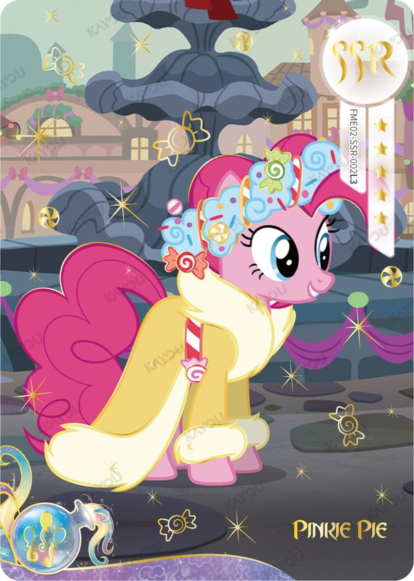 Pinkie Pie FME02-SSR-002L3 card from Fun Moments Edition Series 2