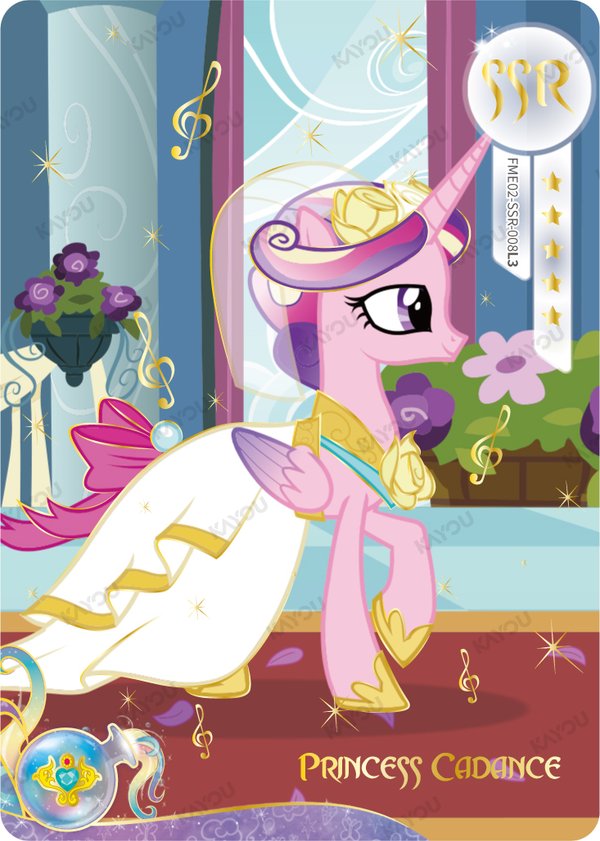 Princess Cadance FME02-SSR-008L3 card from Fun Moments Edition Series 2