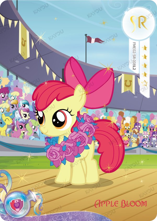 Apple Bloom FME02-SR-008L2 card from Fun Moments Edition Series 2