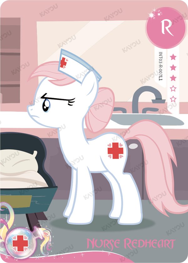 Nurse Redheart INT03-R-007L1 card from Fun Moments Edition Series 2