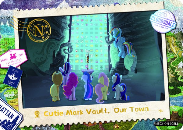 Cutie Mark Vault, Our Town FME02-◇N-005L1 card from Fun Moments Edition Series 2