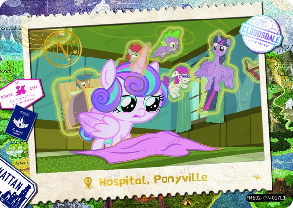 Ponyville Hospital FME02-◇N-017L1 card from Fun Moments Edition Series 2