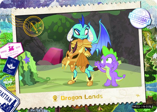Dragon Lands FME02-◇N-019L1 card from Fun Moments Edition Series 2