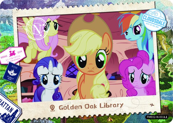 Golden Oak Library FME02-N-001L1 card from Fun Moments Edition Series 2