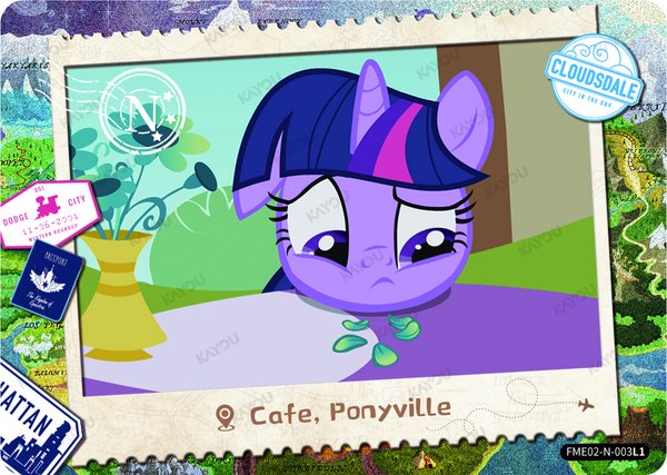 Ponyville Café FME02-N-003L1 card from Fun Moments Edition Series 2