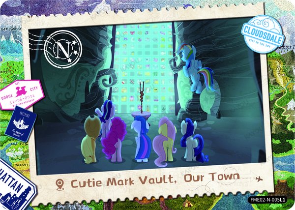Cutie Mark Vault, Our Town FME02-N-005L1 card from Fun Moments Edition Series 2