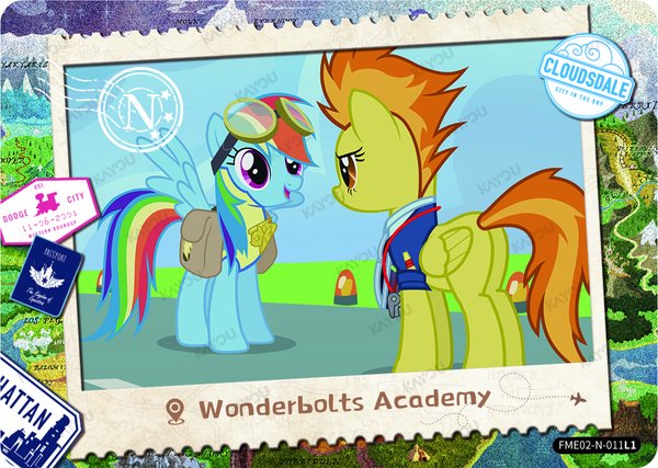 Wonderbolts Academy FME02-N-011L1 card from Fun Moments Edition Series 2