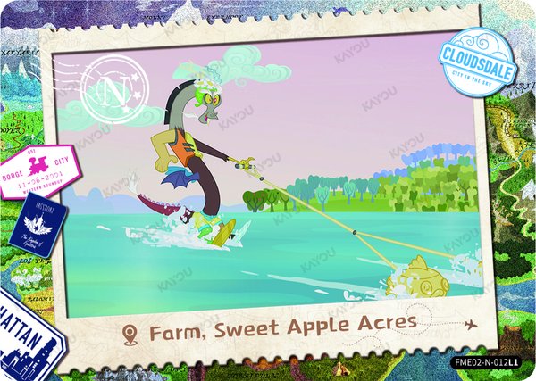 Sweet Apple Acres Farm FME02-N-012L1 card from Fun Moments Edition Series 2