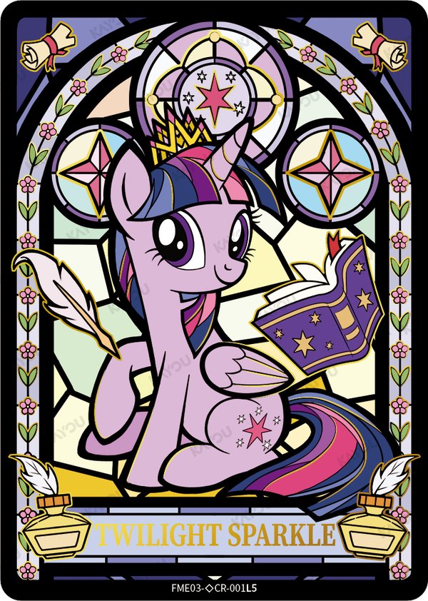 Twilight Sparkle FME03-◇CR-001L5 card from Fun Moments Edition Series 3