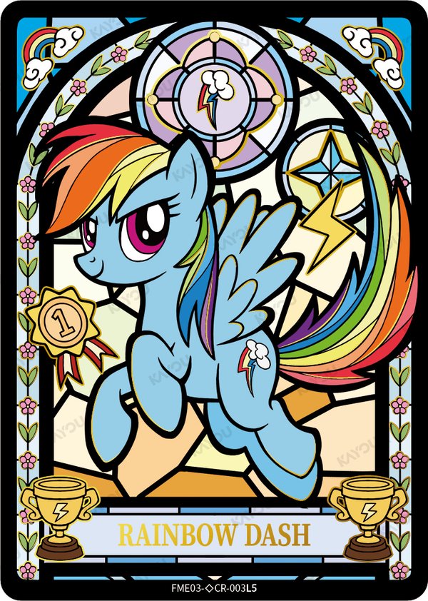 Rainbow Dash FME03-◇CR-003L5 card from Fun Moments Edition Series 3