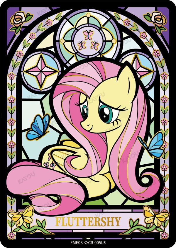 Fluttershy FME03-◇CR-005L5 card from Fun Moments Edition Series 3