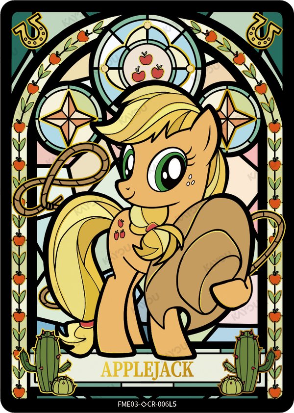 Applejack FME03-◇CR-006L5 card from Fun Moments Edition Series 3