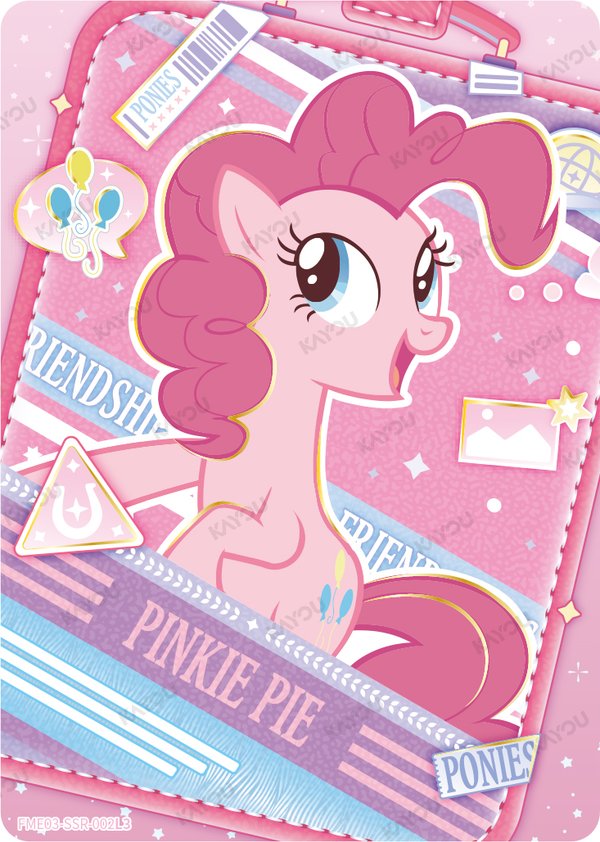 Pinkie Pie FME03-SSR-002L3 card from Fun Moments Edition Series 3