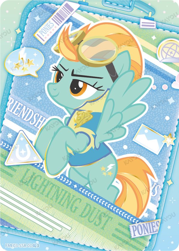 Lightning Dust FME03-SSR-014L3 card from Fun Moments Edition Series 3