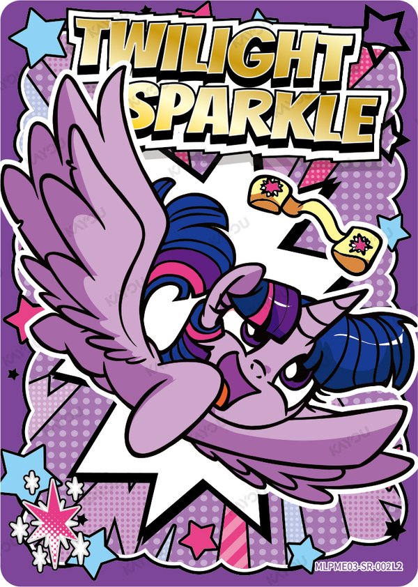 Twilight Sparkle MLPME03-SR-002L2 card from Fun Moments Edition Series 3