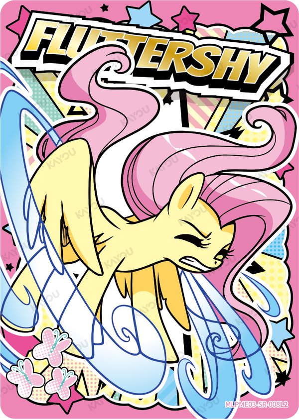 Fluttershy MLPME03-SR-008L2 card from Fun Moments Edition Series 3