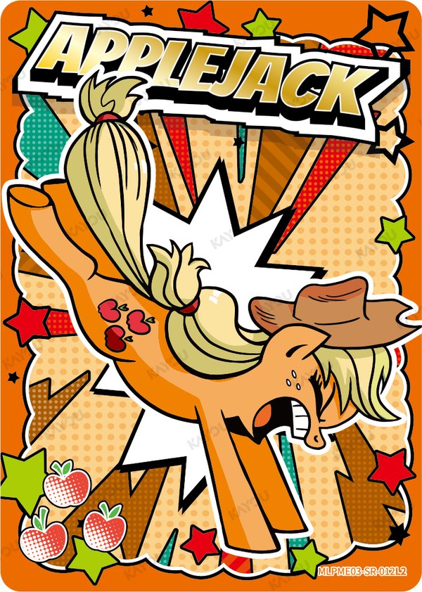 Applejack MLPME03-SR-012L2 card from Fun Moments Edition Series 3