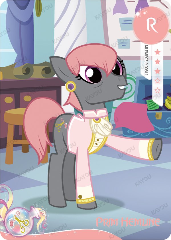 Rainbow Dash MLPME02-R-023L1 card from Fun Moments Edition Series 3