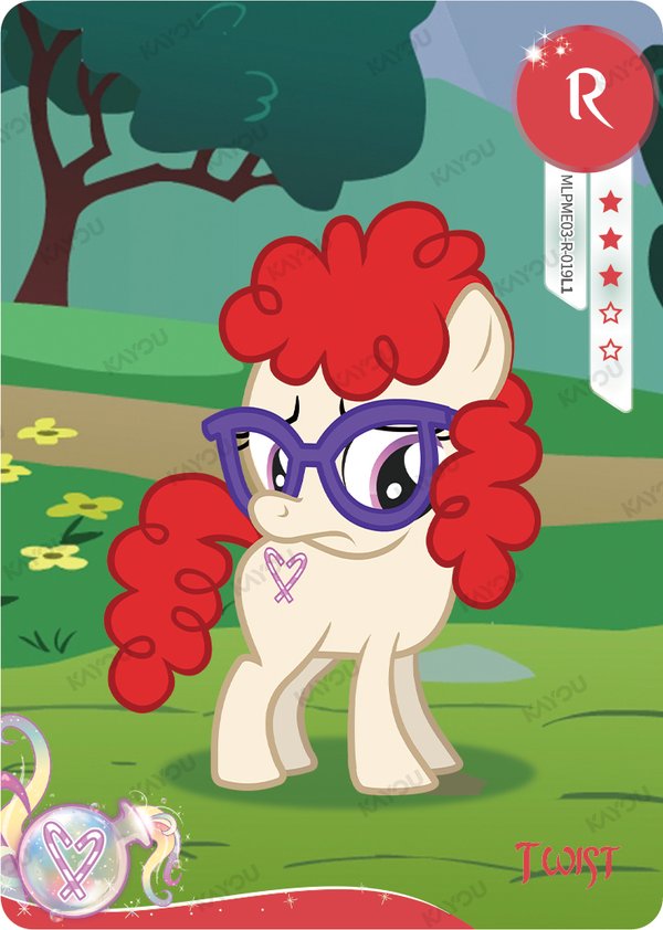 Peachy Pie MLPME02-R-034L1 card from Fun Moments Edition Series 3