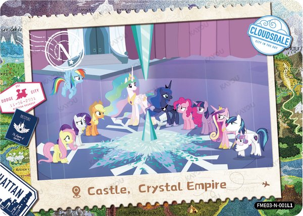 Castle, Crystal Empire FME03-N-001L1 card from Fun Moments Edition Series 3
